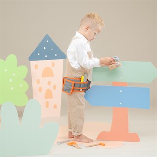 Gereedschapsriem set - oranje